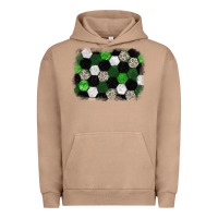 Pigment Burro Soccer leopard glitter background Urban Hoodie - HowdyJamesFarm