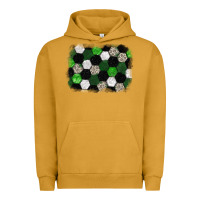 Pigment Peanut Butter Soccer leopard glitter background Urban Hoodie - HowdyJamesFarm