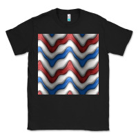 Black 4th july stripes seamless pattern Classic Tee - BundleAndBundleShop