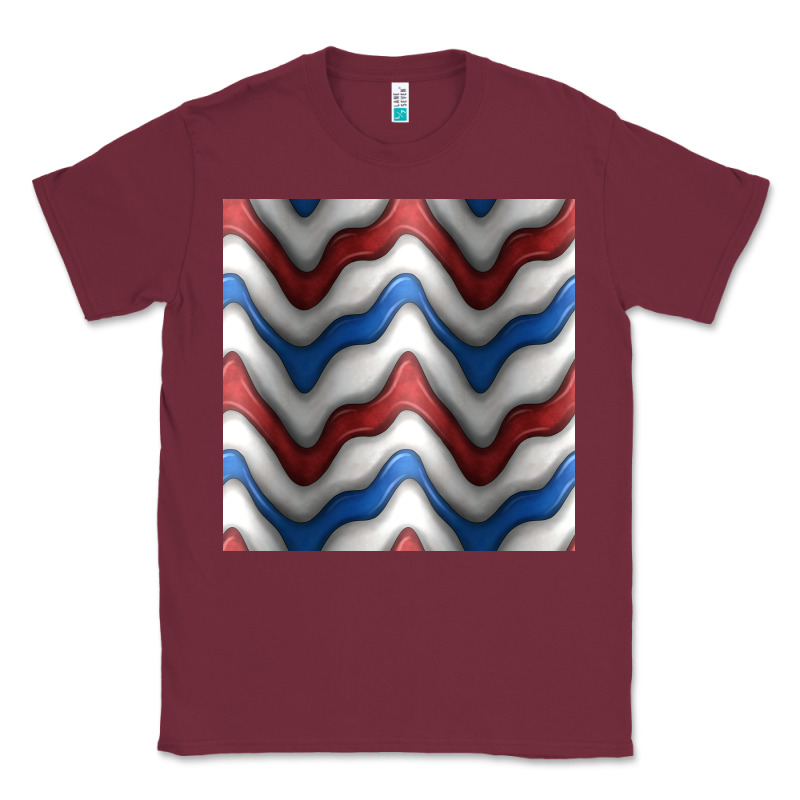 4th July Stripes Seamless Pattern Classic Tee by BundleAndBundleShop | Teevron