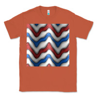 Copper 4th july stripes seamless pattern Classic Tee - BundleAndBundleShop