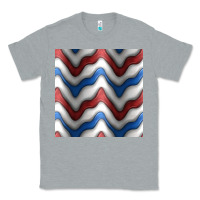 Heather Grey 4th july stripes seamless pattern Classic Tee - BundleAndBundleShop