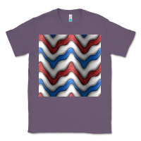 Lavender 4th july stripes seamless pattern Classic Tee - BundleAndBundleShop