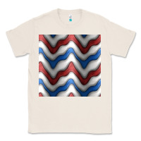 Natural 4th july stripes seamless pattern Classic Tee - BundleAndBundleShop