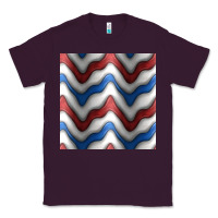 Plum 4th july stripes seamless pattern Classic Tee - BundleAndBundleShop
