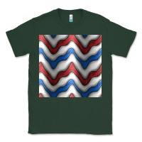 Sports Green 4th july stripes seamless pattern Classic Tee - BundleAndBundleShop