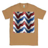 Toasted Coconut 4th july stripes seamless pattern Classic Tee - BundleAndBundleShop