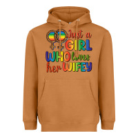 Meerkat Just A Girl Who Loves Her Wifey Heavyweight Hoodie - BundleAndBundleShop