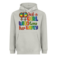 Moon Dust Just A Girl Who Loves Her Wifey Heavyweight Hoodie - BundleAndBundleShop