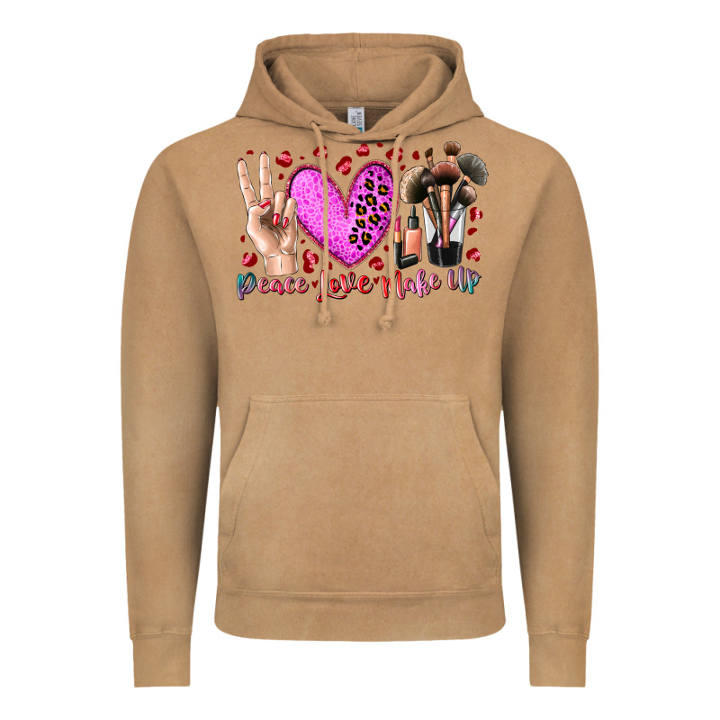 Peace Love Makeup Vintage Hoodie by RacoonDesign | Teevron