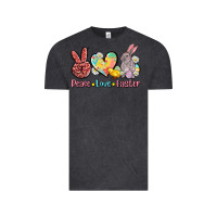 Vintage Black peace love easter Vintage Tee - AdoDesignShop