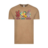 Vintage Coffee peace love easter Vintage Tee - AdoDesignShop