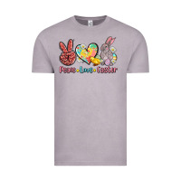 Vintage Zinc peace love easter Vintage Tee - AdoDesignShop