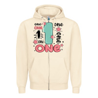 Sandshell one  one one one Zipper Hoodie - MaliasSmallBusiness