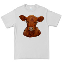 Dove Grey red angus calf Premium Tee - RanaPortraitStore