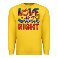 Lemon Love İs a Human Right Premium Sweatshirt - BundleAndBundleShop