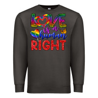 Smoke Love İs a Human Right Premium Sweatshirt - BundleAndBundleShop