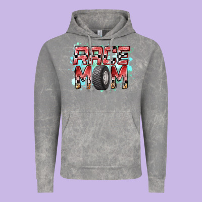 Race Mom Vintage Hoodie Designed By Racoondesign