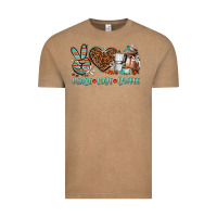 Vintage Coffee peace love coffee Vintage Tee - AdoDesignShop