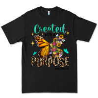 Black created with a purpose ephesians 2 10 Premium Tee - RanaPortraitStore