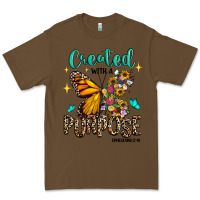 Cacao created with a purpose ephesians 2 10 Premium Tee - RanaPortraitStore