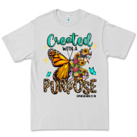 Dove Grey created with a purpose ephesians 2 10 Premium Tee - RanaPortraitStore