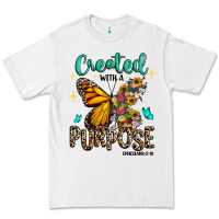 White created with a purpose ephesians 2 10 Premium Tee - RanaPortraitStore