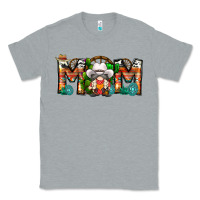 Heather Grey Mom Cowboy Gnome Classic Tee - CowhideDigitalArt
