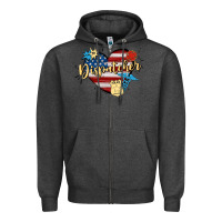 Charcoal Heather 911 dispatcher Zipper Hoodie - MaliasSmallBusiness