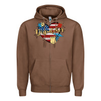 Chestnut 911 dispatcher Zipper Hoodie - MaliasSmallBusiness