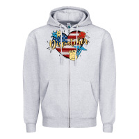 Heather Grey 911 dispatcher Zipper Hoodie - MaliasSmallBusiness