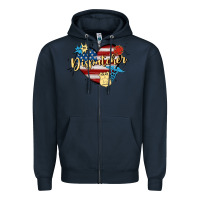 Navy 911 dispatcher Zipper Hoodie - MaliasSmallBusiness