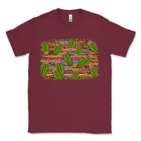 Burgundy cinco de mayo cactus Classic Tee - Artiststas