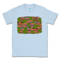 Dusty Blue cinco de mayo cactus Classic Tee - Artiststas
