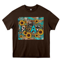 Chocolate Brown just pray Heavy Core Tee - RanaPortraitStore