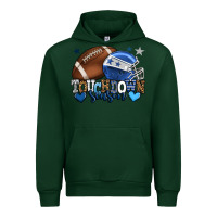 Forest Green Touchdown season American Football blue team color Urban Hoodie - HowdyJamesFarm