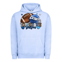 Pigment Grape Ice Touchdown season American Football blue team color Urban Hoodie - HowdyJamesFarm