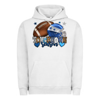 Pigment Lunar Rock Touchdown season American Football blue team color Urban Hoodie - HowdyJamesFarm