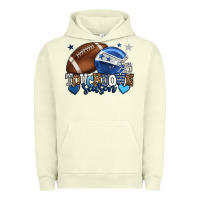 Pigment Pistachio Touchdown season American Football blue team color Urban Hoodie - HowdyJamesFarm