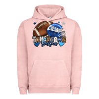 Pigment Salmon Touchdown season American Football blue team color Urban Hoodie - HowdyJamesFarm