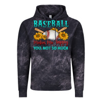 Cloud Black baseball makes me happy you, not so much Vintage Hoodie - HRA Design Shop
