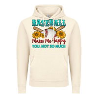 Vintage Artic baseball makes me happy you, not so much Vintage Hoodie - HRA Design Shop