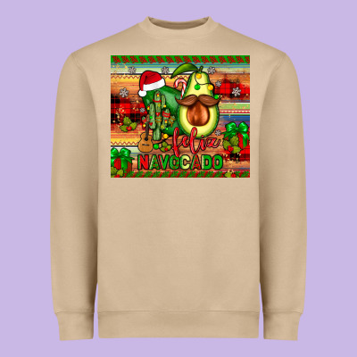 Feliz Navocado Heavyweight Sweatshirt Designed By Jahusdesignshop