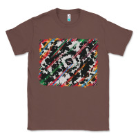 Chestnut cowhide and serape background Classic Tee - RanaPortraitStore