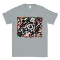 Heather Grey cowhide and serape background Classic Tee - RanaPortraitStore