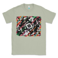 Matcha cowhide and serape background Classic Tee - RanaPortraitStore