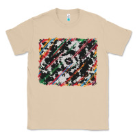 Mushroom cowhide and serape background Classic Tee - RanaPortraitStore