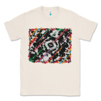Natural cowhide and serape background Classic Tee - RanaPortraitStore