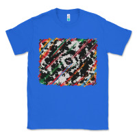 True Royal cowhide and serape background Classic Tee - RanaPortraitStore