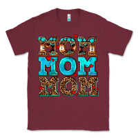 Burgundy mom mom mom Classic Tee - AdoDesignShop